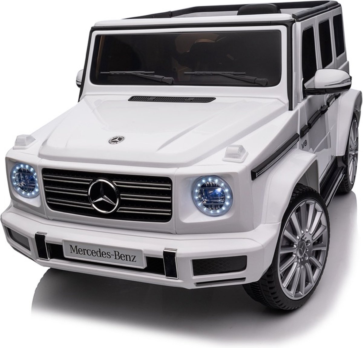 Mercedes G500 Kinderauto Wit | 12V